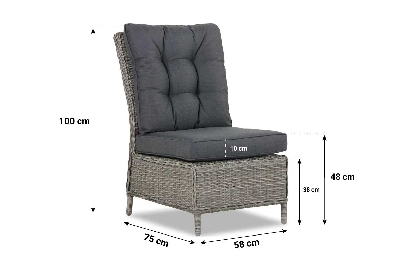 Garden Collections New Castle dining loungeset 5-delig thumbnail