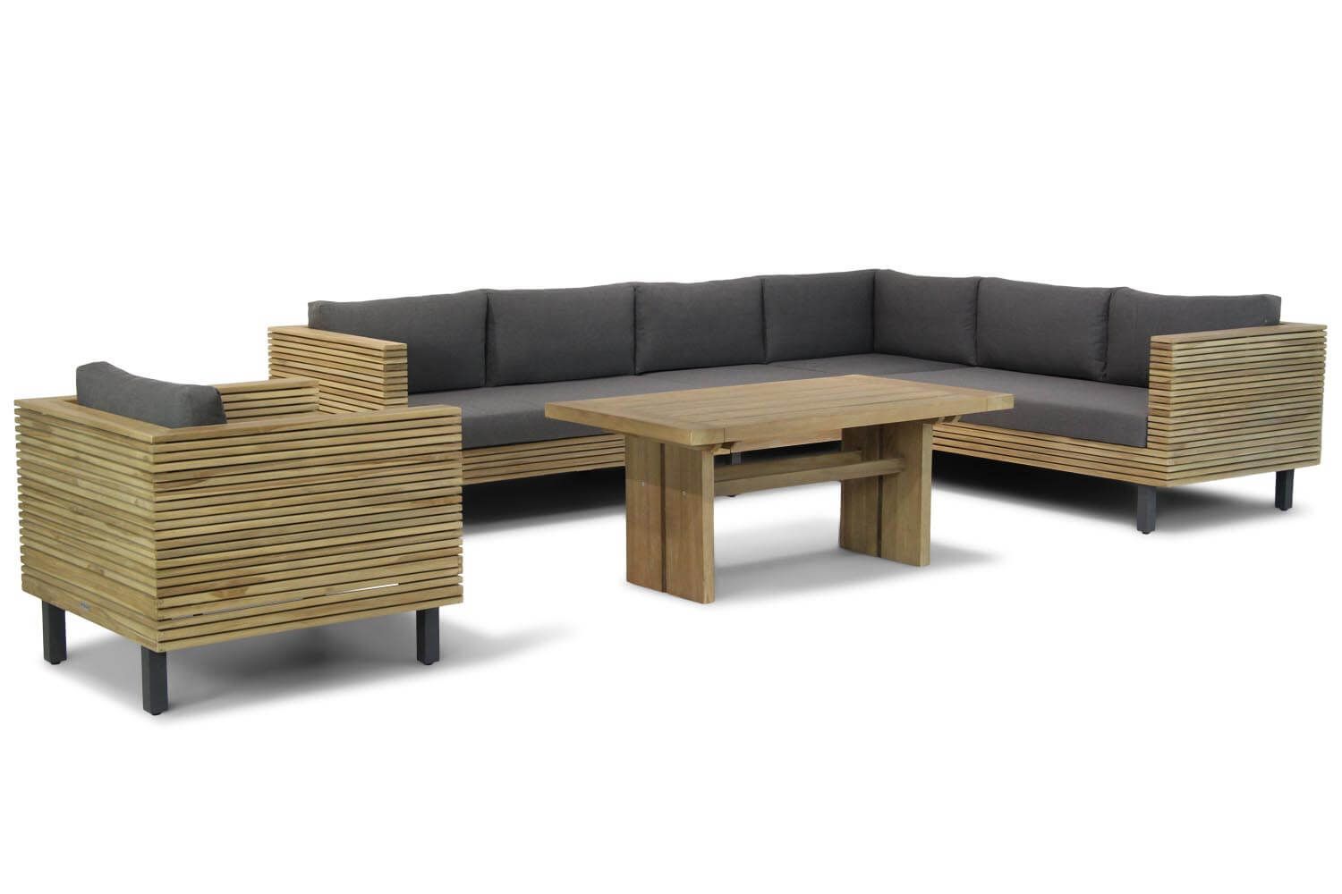 Lifestyle New York/Brighton 140 cm dining loungeset 6-delig thumbnail