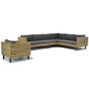 Lifestyle New York loungeset met stoel 5-delig thumbnail