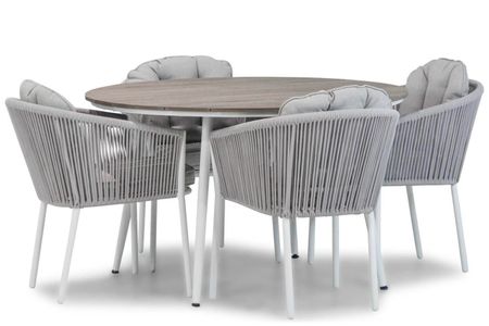 Santika Novita/Yala 125 cm dining tuinset 5-delig