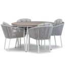 Santika Novita/Yala 125 cm dining tuinset 5-delig thumbnail
