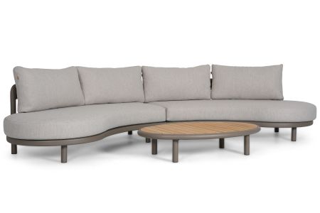 Santika Wave hoek loungeset 3-delig