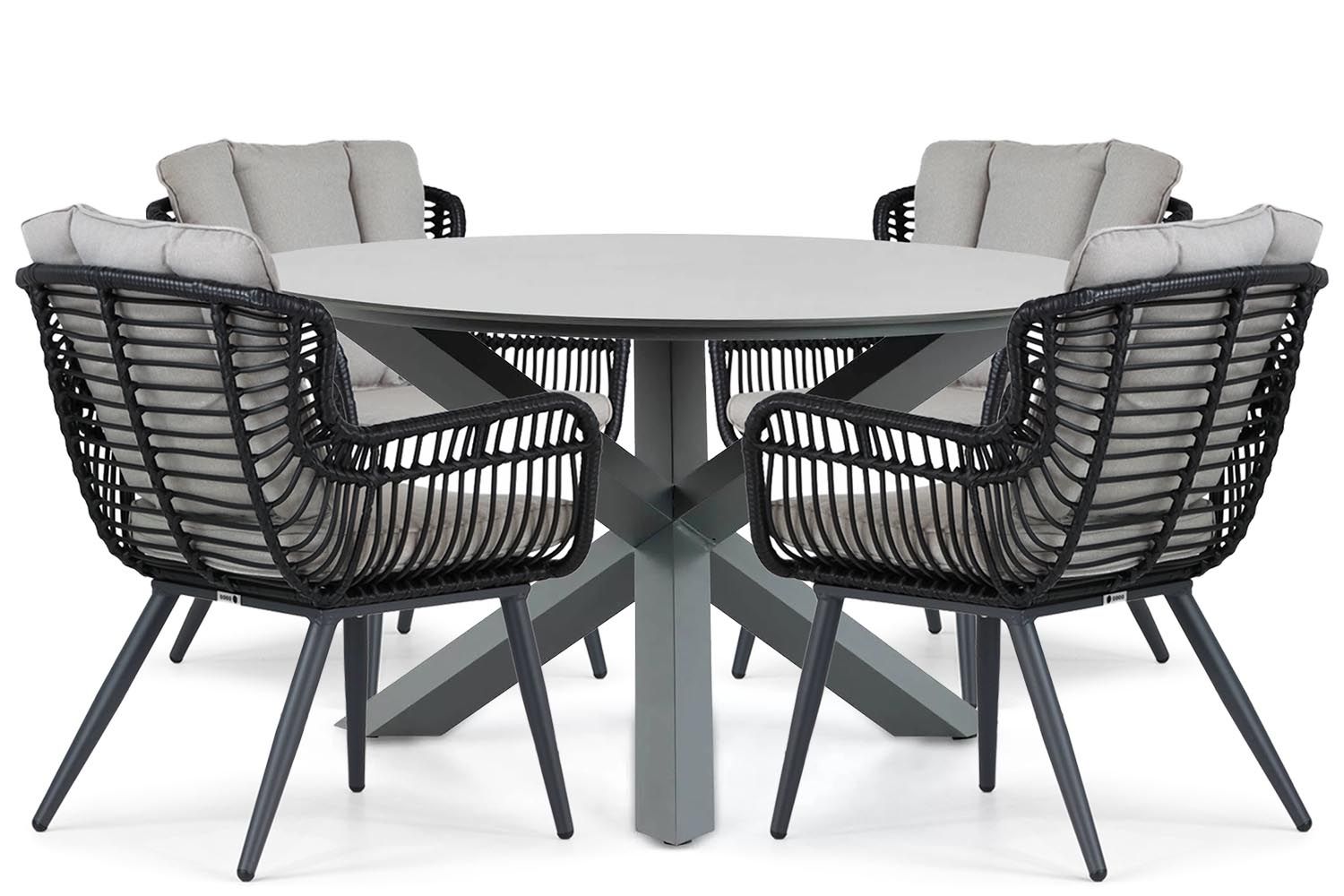 Coco Azzano/Orino 130 cm dining tuinset 5-delig thumbnail