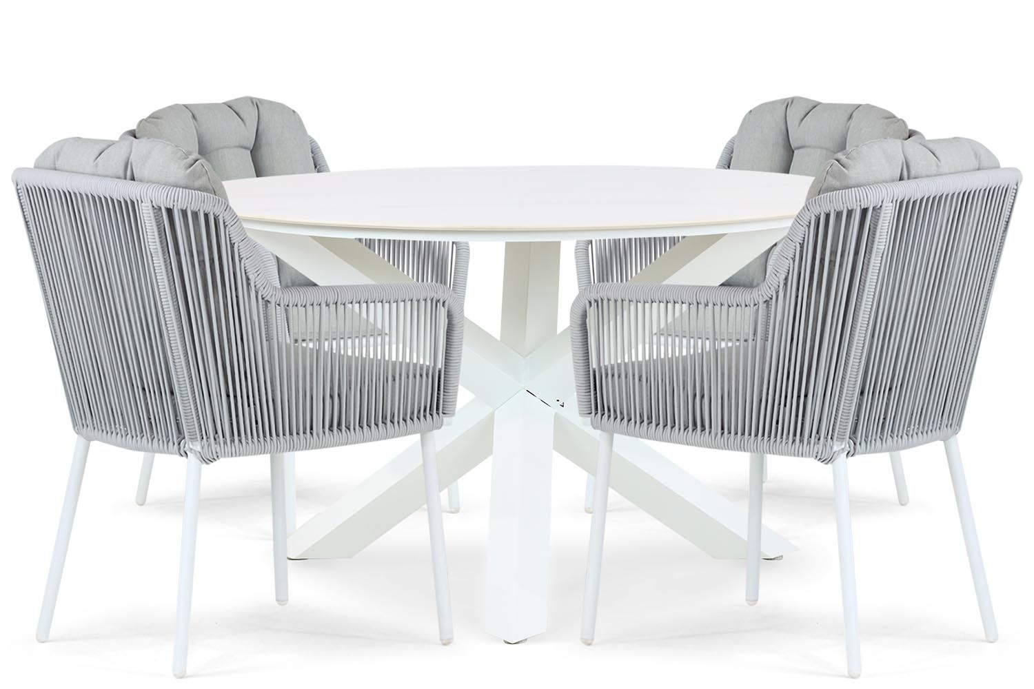 Santika Tendenza/Orino 130 cm dining tuinset 5-delig thumbnail