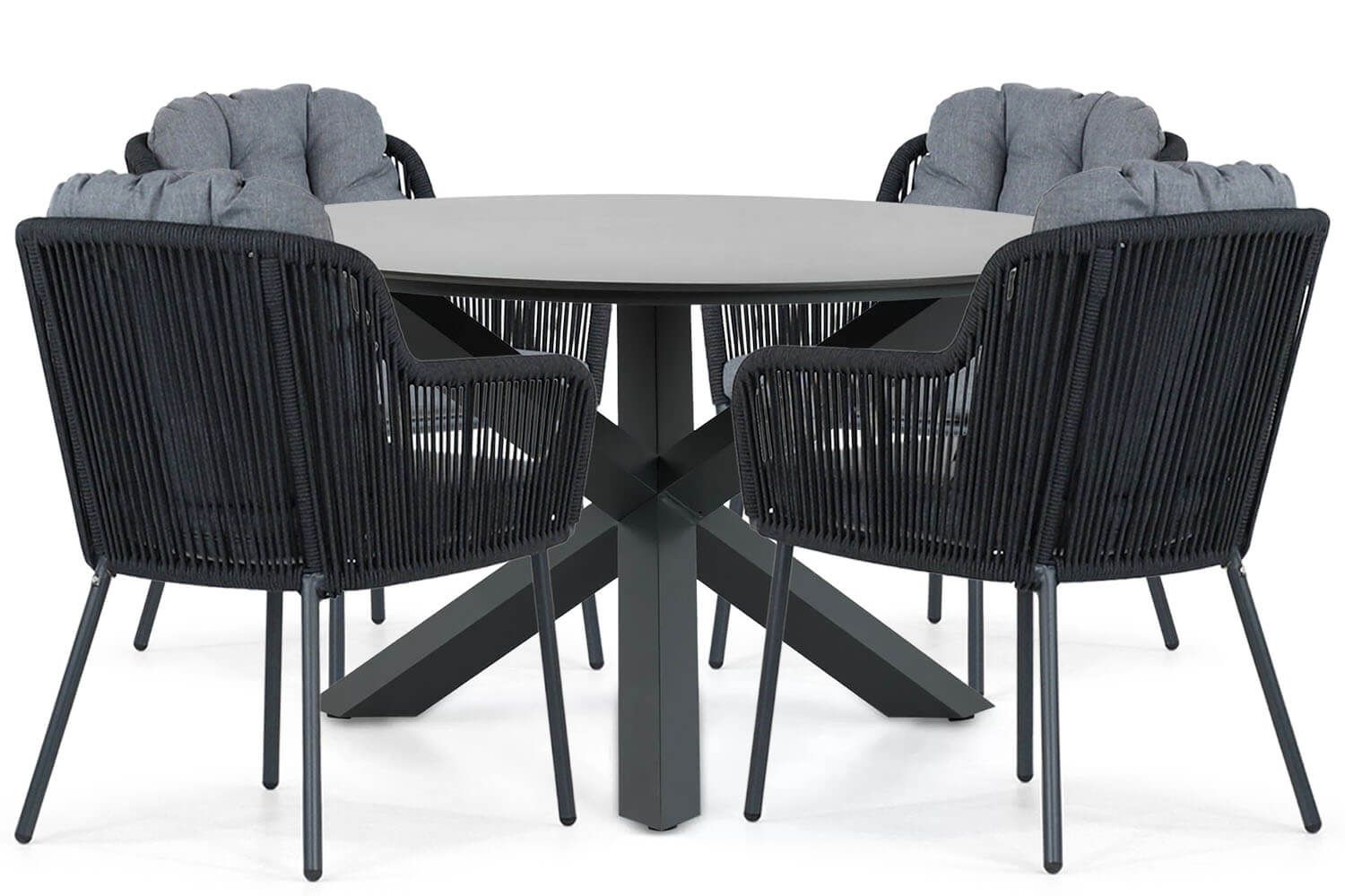 Santika Tendenza/Orino 130 cm dining tuinset 5-delig thumbnail