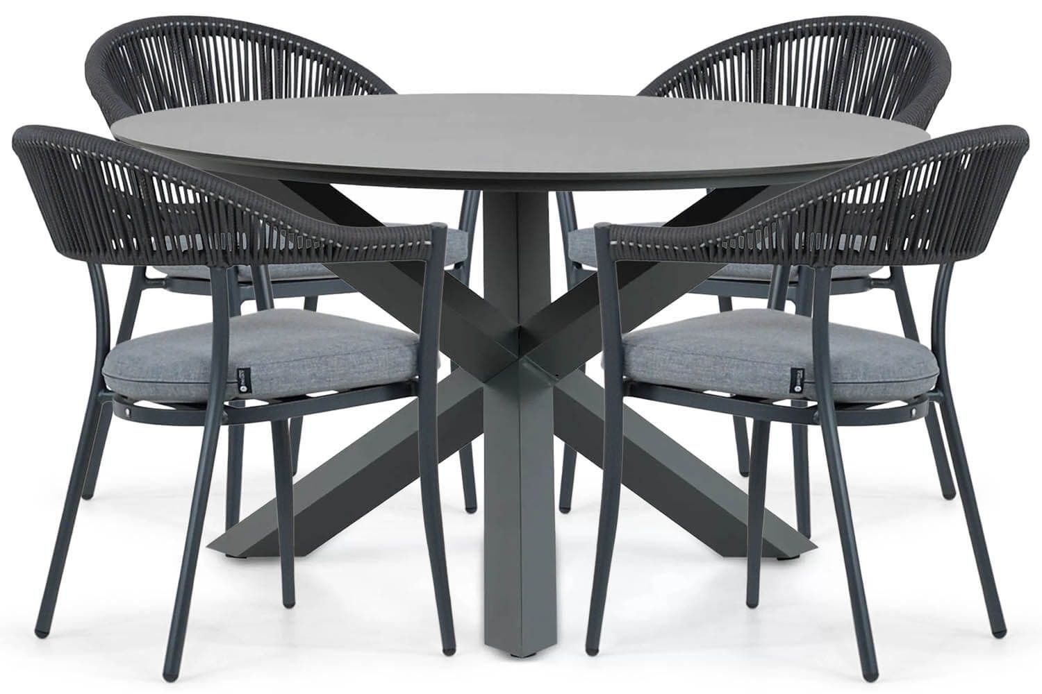 Santika Vivian/Orino 130 cm dining tuinset 5-delig thumbnail