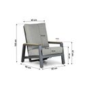 Osmen Manly stoel-bank loungeset 3-delig thumbnail