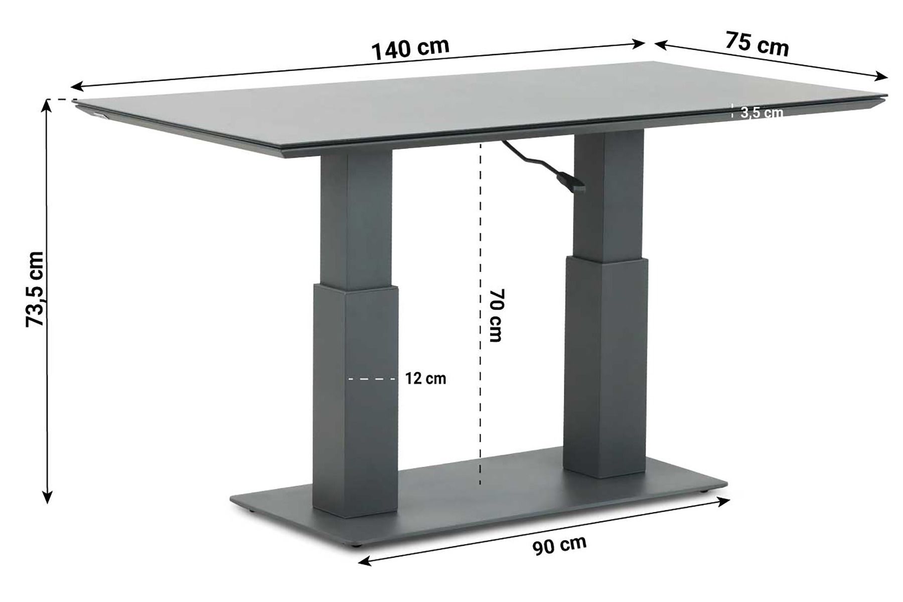 Osmen Maya lounge/dining tuintafel thumbnail