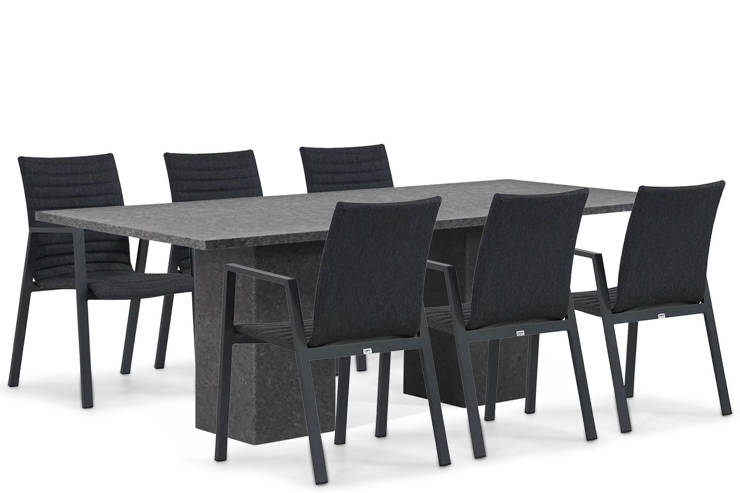Osmen Joliet/Graniet 220 cm dining tuinset 7-delig thumbnail