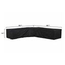Outdoor Cover loungesethoes XL-vorm 300 x 300 x (h) 70 cm thumbnail