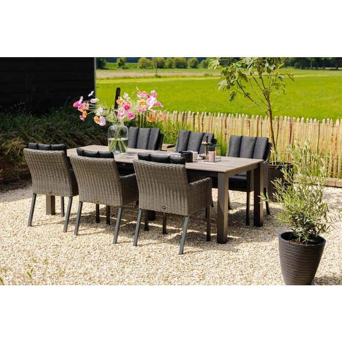 Garden Collections Oxbow/Forest 180 cm dining tuinset 5-delig