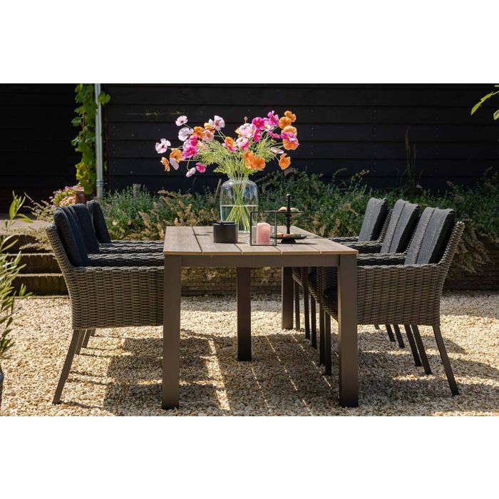 Garden Collections Oxbow/Forest 180 cm dining tuinset 5-delig