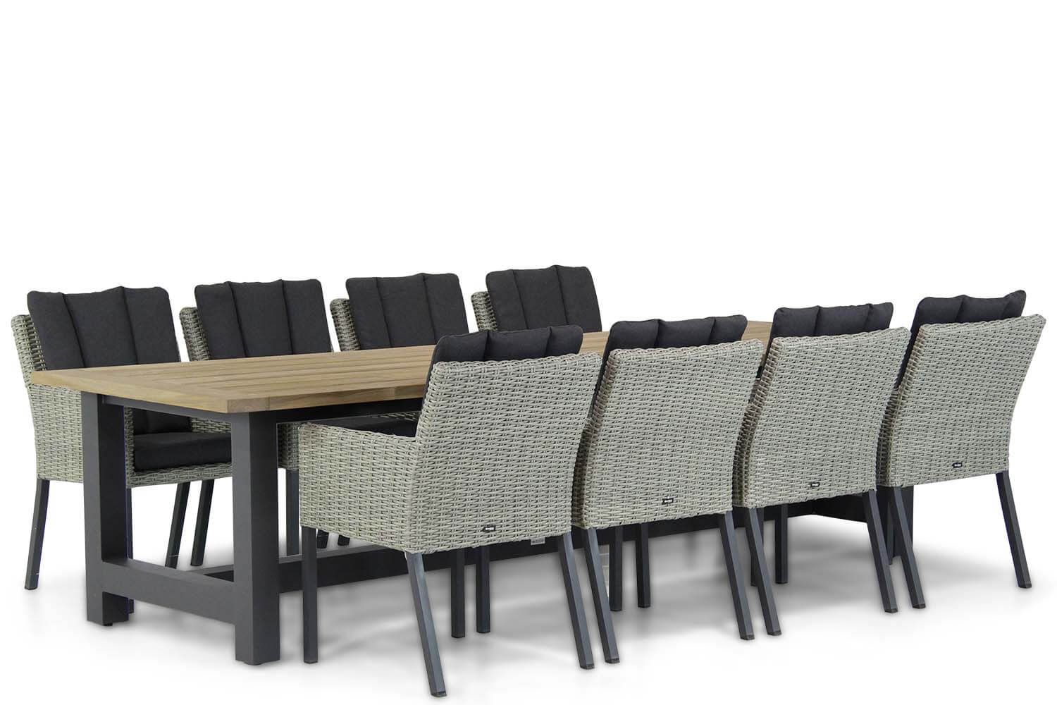 Garden Collections Oxbow/San Francisco 300 cm dining tuinset 9-delig thumbnail