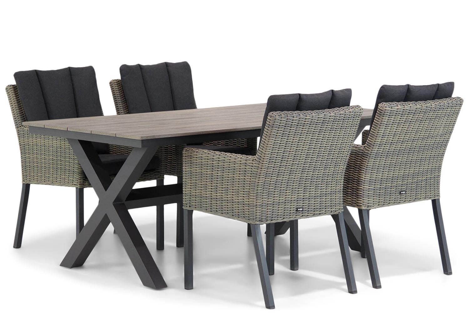 Garden Collections Oxbow/Forest 180 cm dining tuinset 5-delig thumbnail