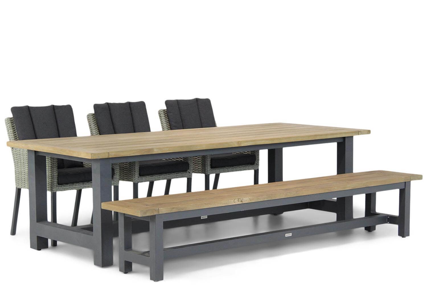 Garden Collections Oxbow/San Francisco 260 cm dining tuinset 5-delig thumbnail