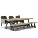 Garden Collections Oxbow/Trente 260 cm dining tuinset 5-delig thumbnail