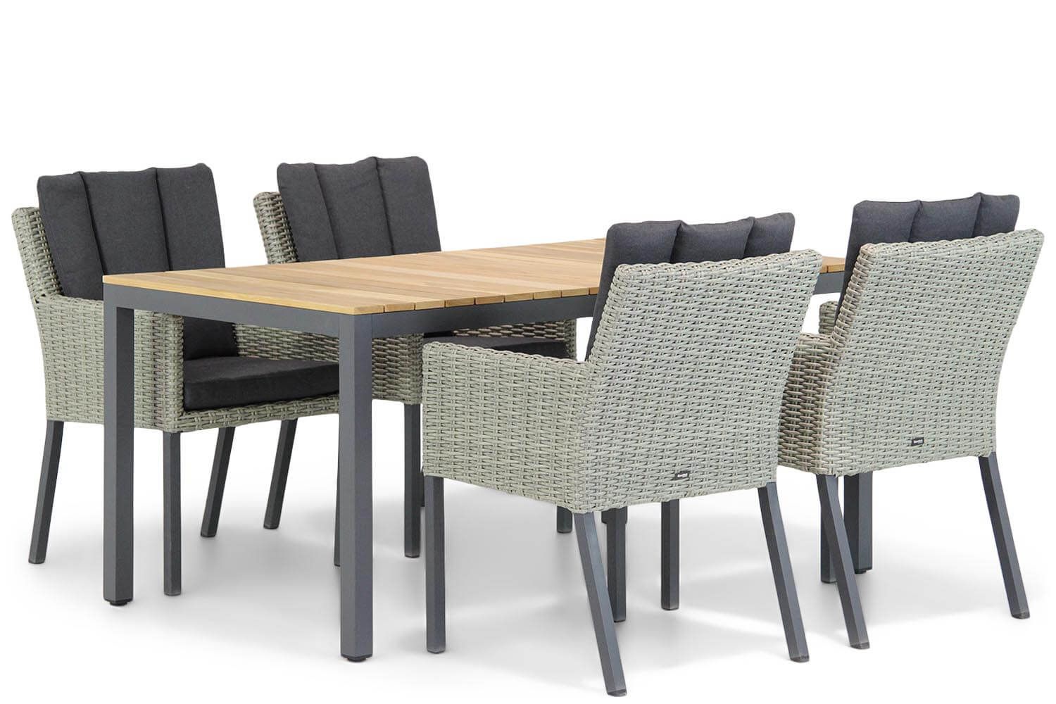 Garden Collections Oxbow/Mazzarino 160 cm dining tuinset 5-delig thumbnail