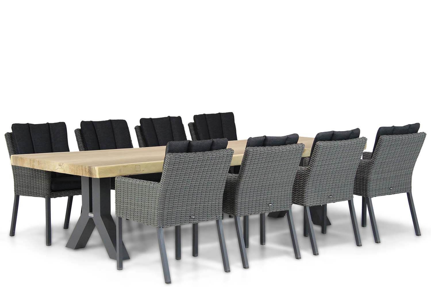 Garden Collections Oxbow/Woodside 300 cm dining tuinset 9-delig thumbnail
