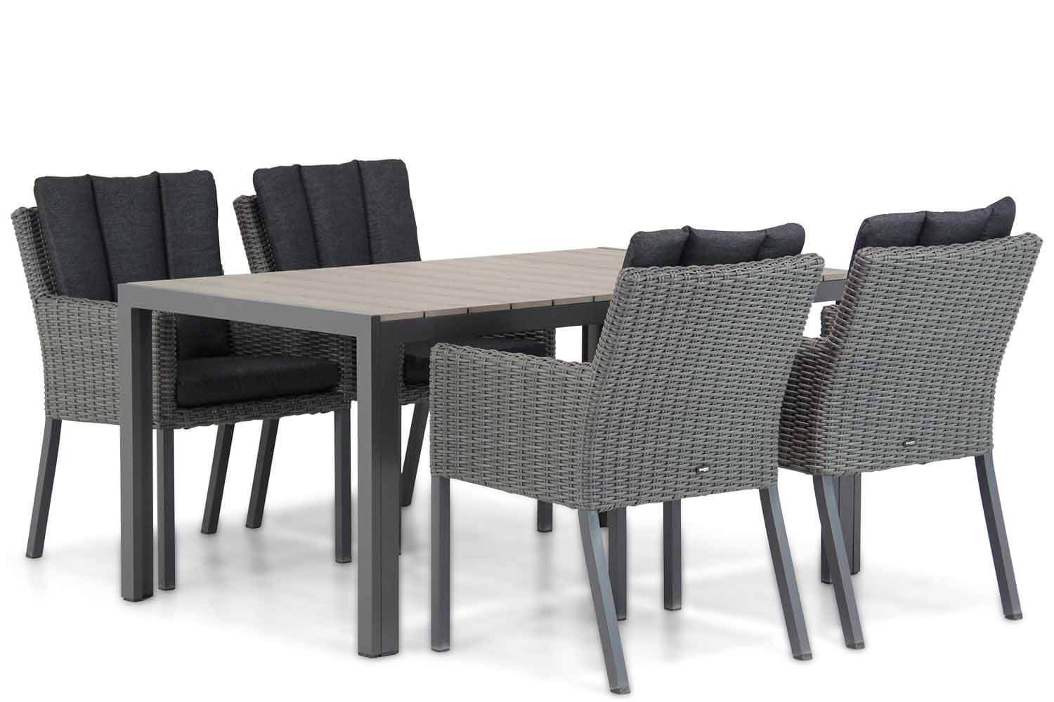 Garden Collections Oxbow/Young 155 cm dining tuinset 5-delig thumbnail