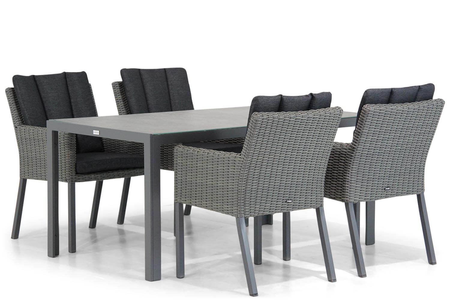 Garden Collections Oxbow/Varano 160 cm dining tuinset 5-delig thumbnail
