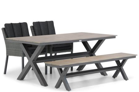 Garden Collections Oxbow/Forest 180 cm dining tuinset 4-delig