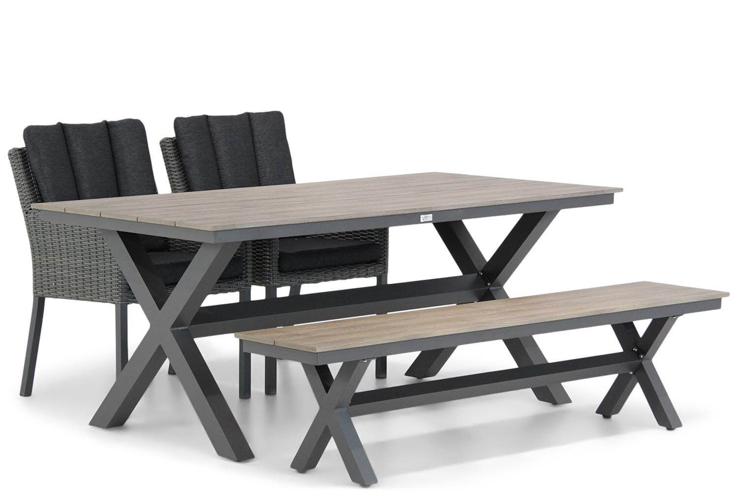 Garden Collections Oxbow/Forest 180 cm dining tuinset 4-delig thumbnail