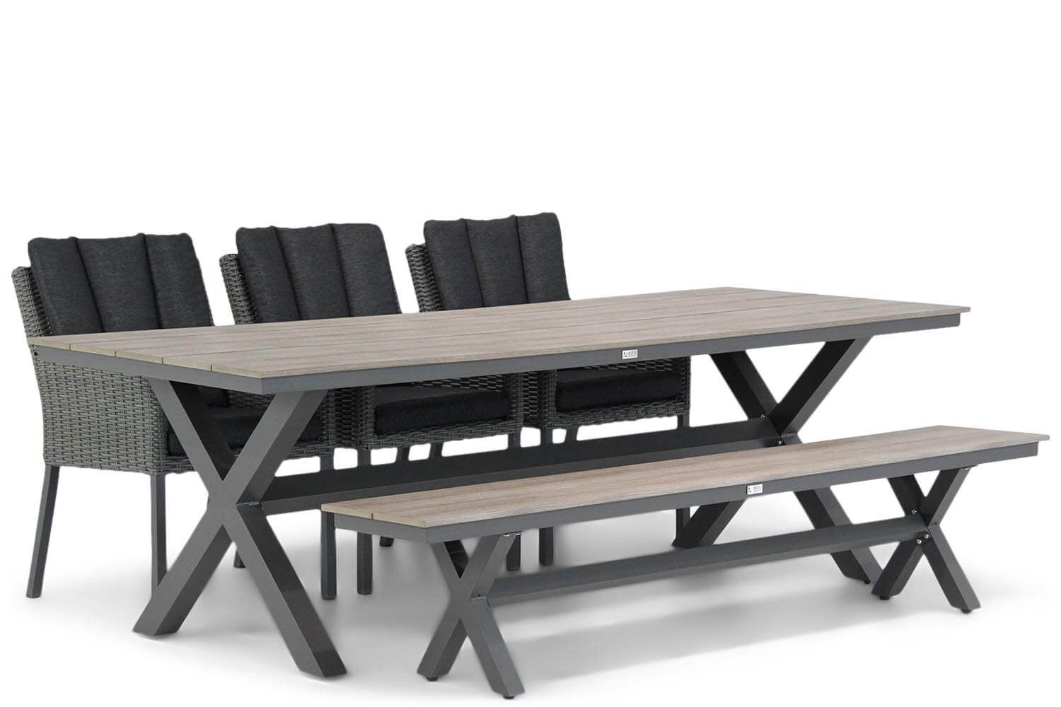 Garden Collections Oxbow/Forest 240 cm dining tuinset 5-delig thumbnail