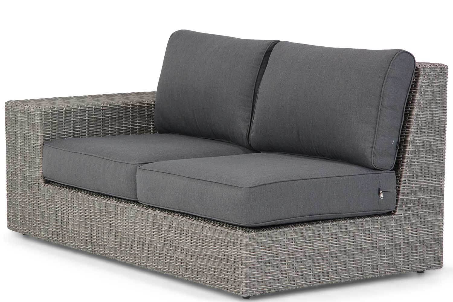 Garden Collections Oxford/New Castle 140 cm hoek loungeset 4-delig