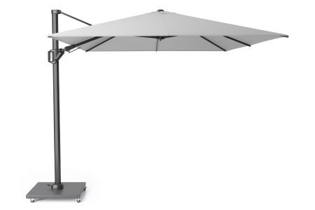 Platinum Challenger zweefparasol 3.5x2.6 m T2 (excl. voet) Licht grijs