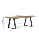 Santika Giovane/Palta 180 cm dining tuinset 5-delig thumbnail