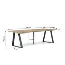 Santika Giovane/Palta 240 cm dining tuinset 7-delig thumbnail