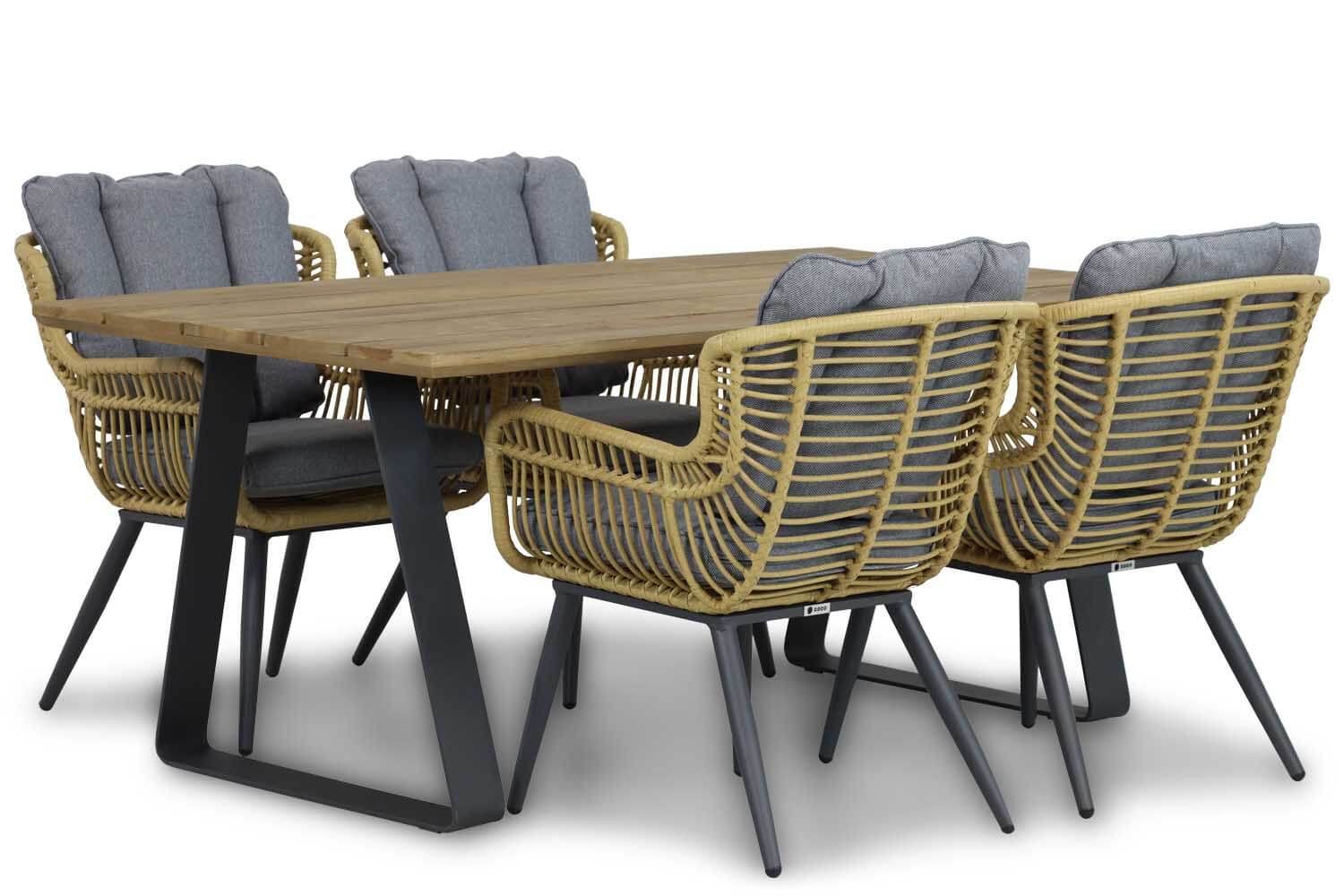 Coco Azzano/Palta 180 cm dining tuinset 5-delig thumbnail