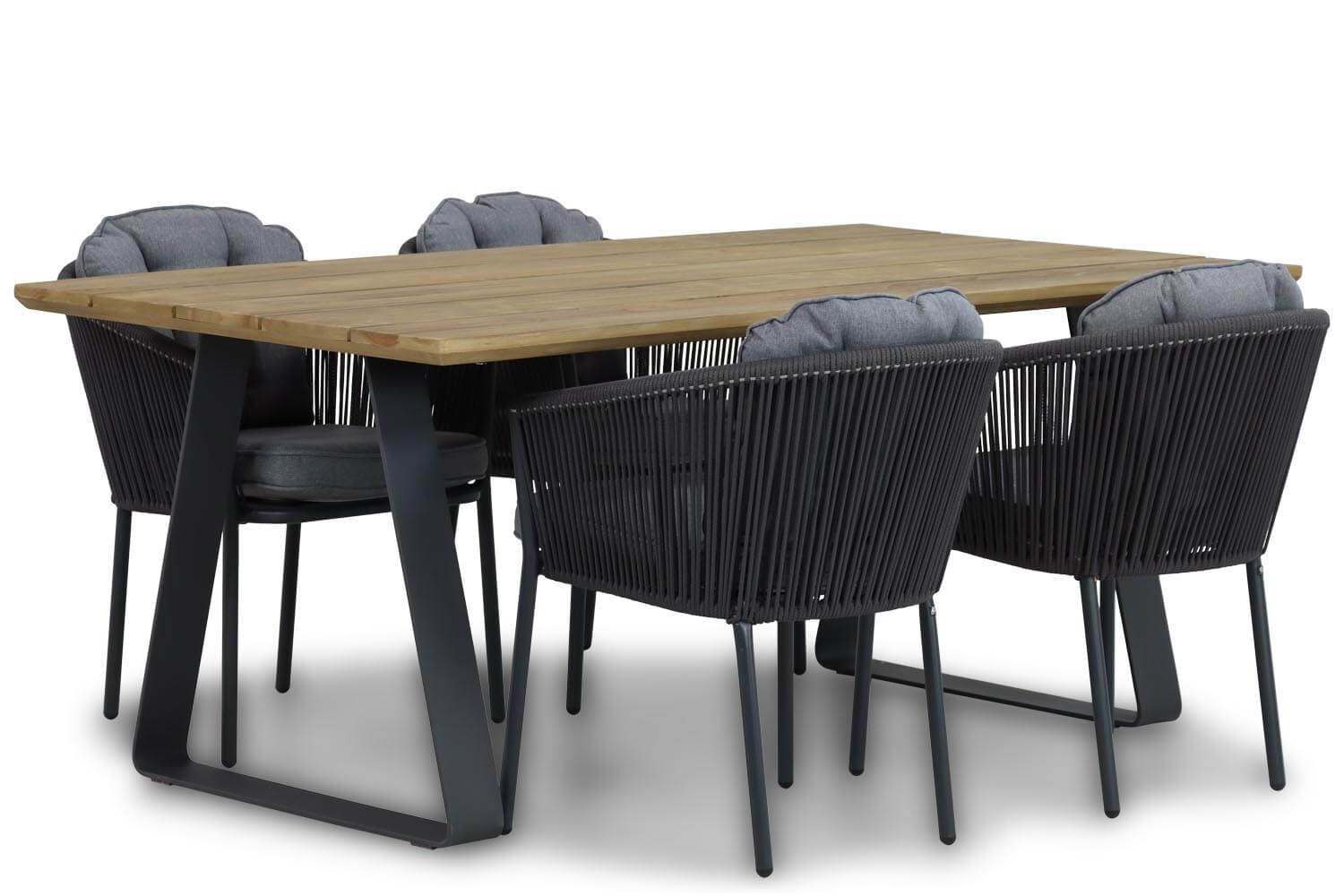 Santika Novita/Palta 180 cm dining tuinset 5-delig thumbnail