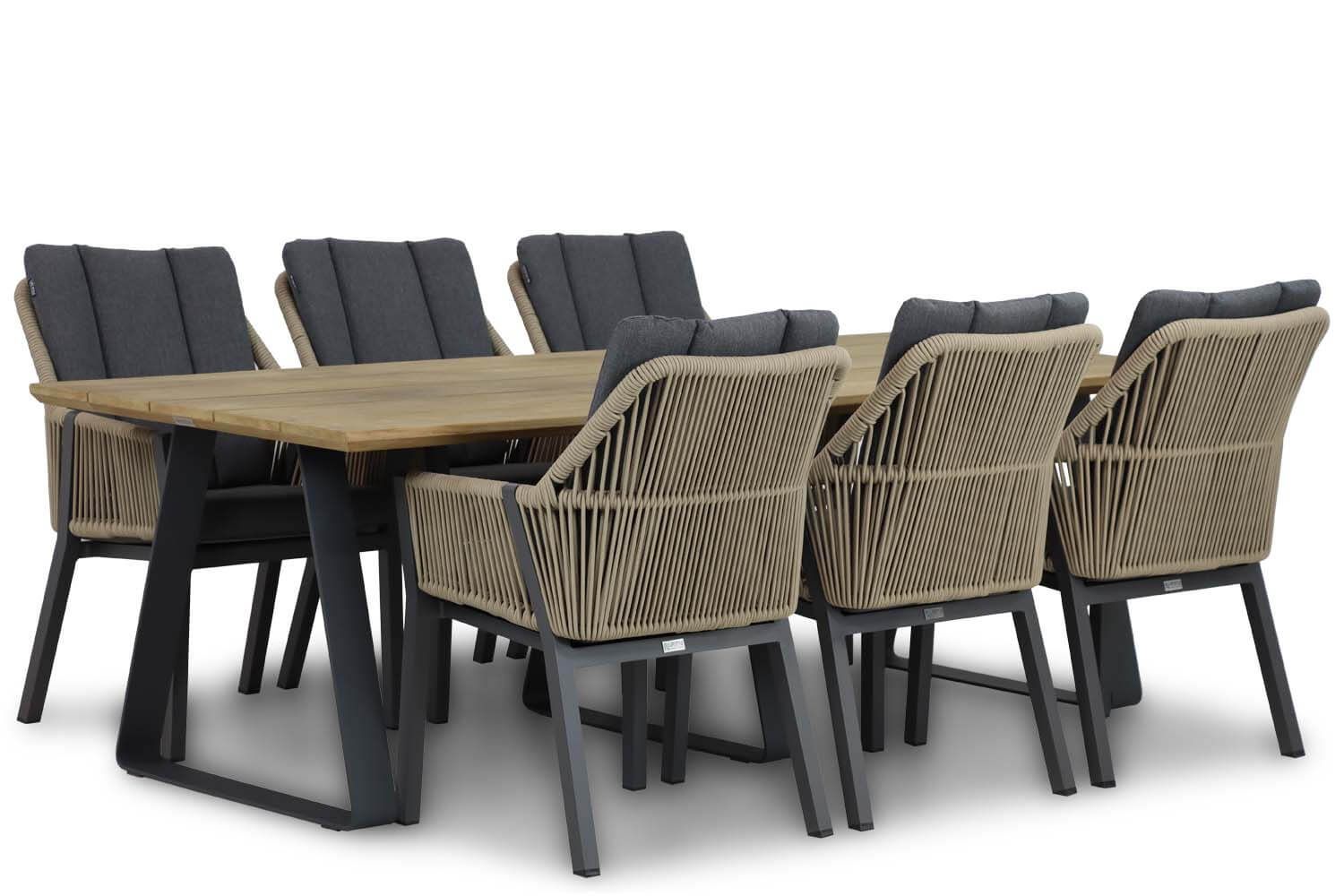 Lifestyle Verona/Palta 240 cm dining tuinset 7-delig