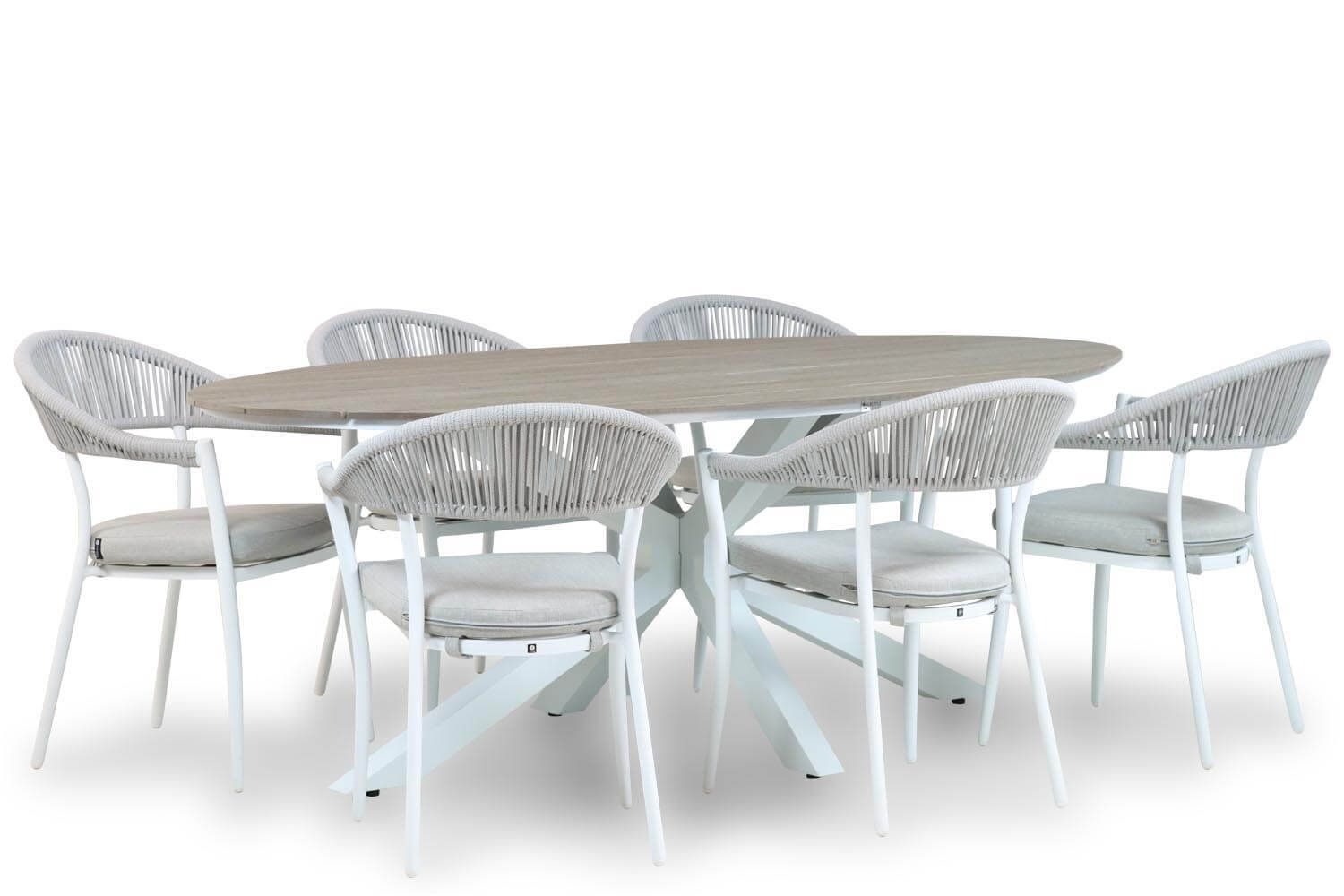 Santika Vivian/Panama 220 cm dining tuinset 7-delig thumbnail