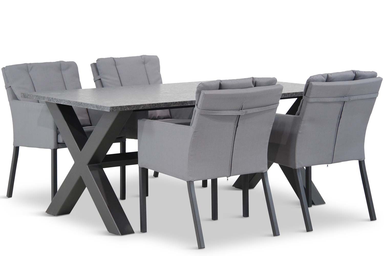 Lifestyle Parma/Calgary 180 cm dining tuinset 5-delig thumbnail