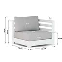 Santika Phantom/Seaside 90 cm hoek loungeset 6-delig thumbnail