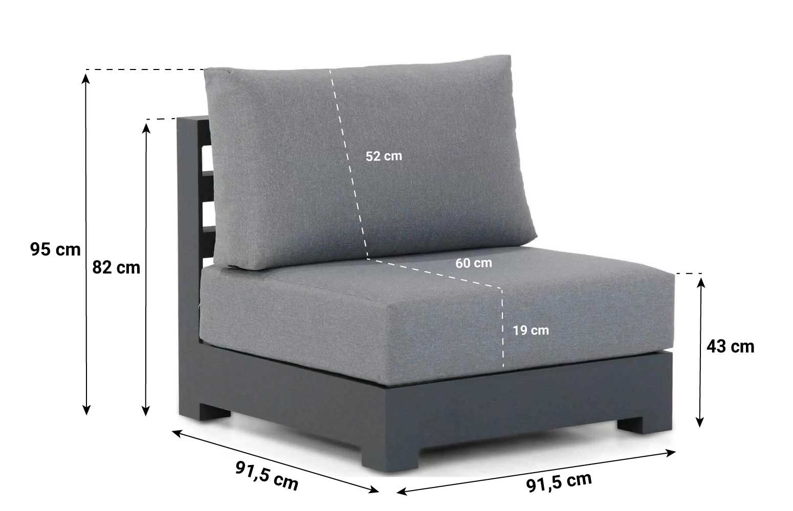 Santika Phantom hoek loungeset 5-delig