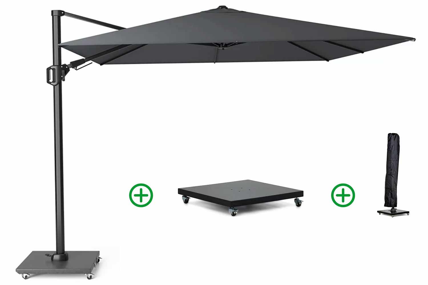 Platinum Challenger zweefparasol 3x3mT2 premium (incl. voet en hoes) thumbnail