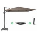 Platinum Challenger zweefparasol 3x3m T2 premium (incl. voet en hoes) havana thumbnail