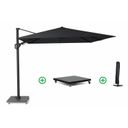 Platinum Challenger zweefparasol 3x3m T2 premium (incl. voet en hoes) jet black thumbnail