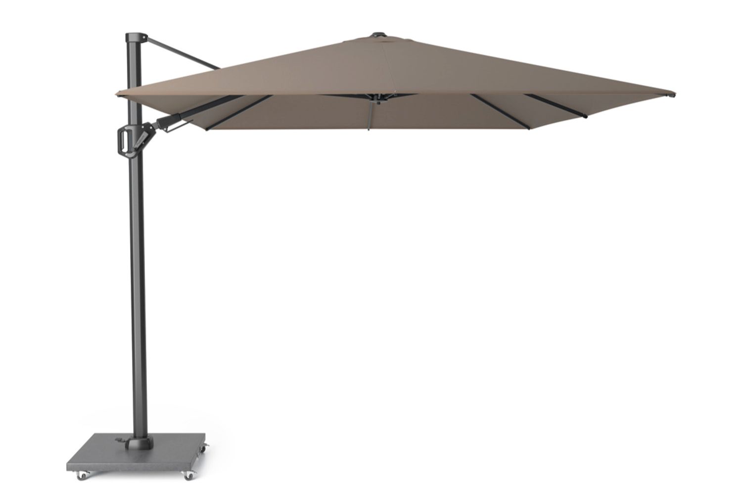 Platinum Challenger zweefparasol 3.5x2.6m T2 premium  (incl. voet en hoes)