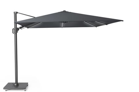 Platinum Challenger zweefparasol T2 3x3m (excl. voet) anthtracie GLOW