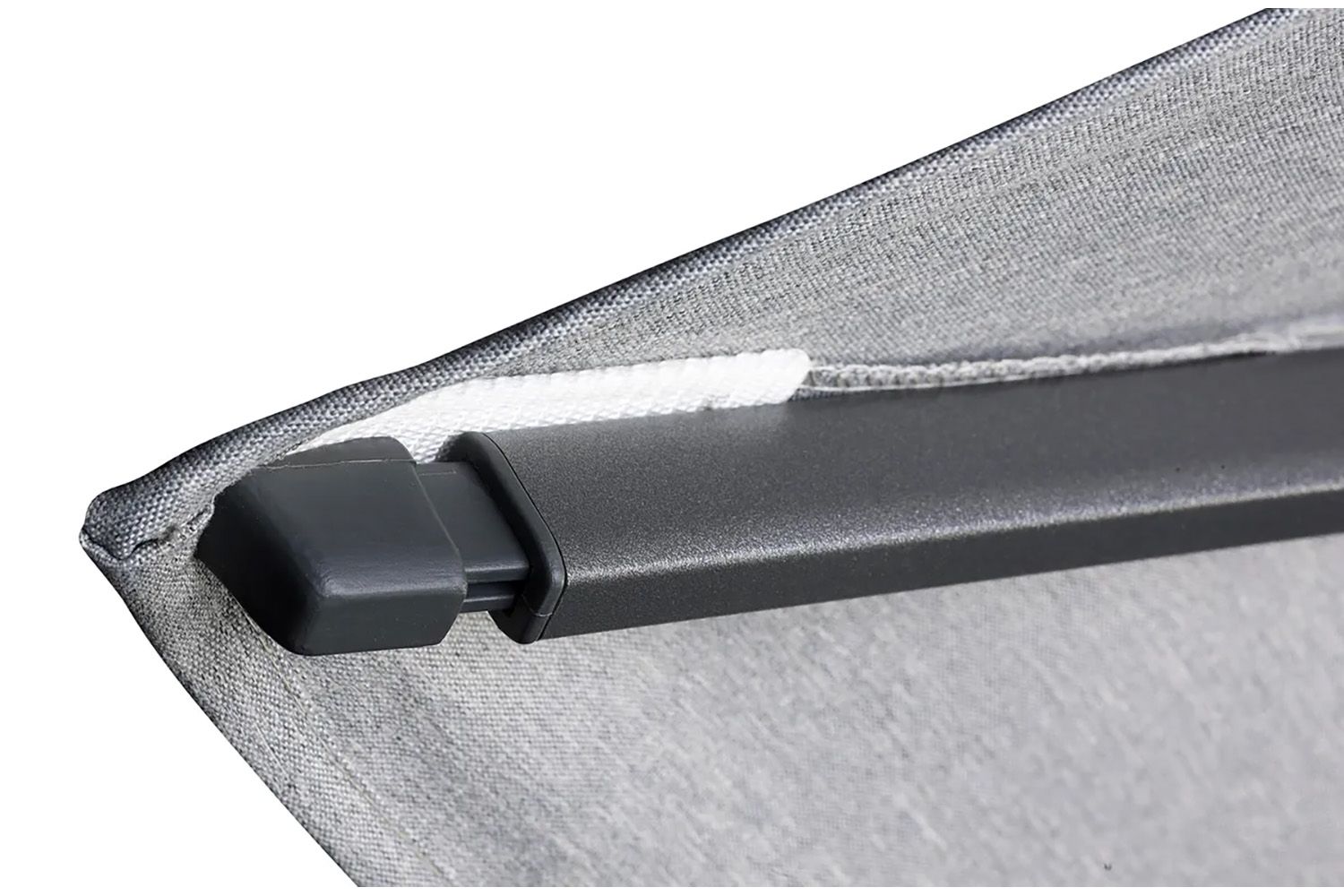 Platinum Challenger zweefparasol 3x3m T2 (incl. voet + hoes) anthracite
