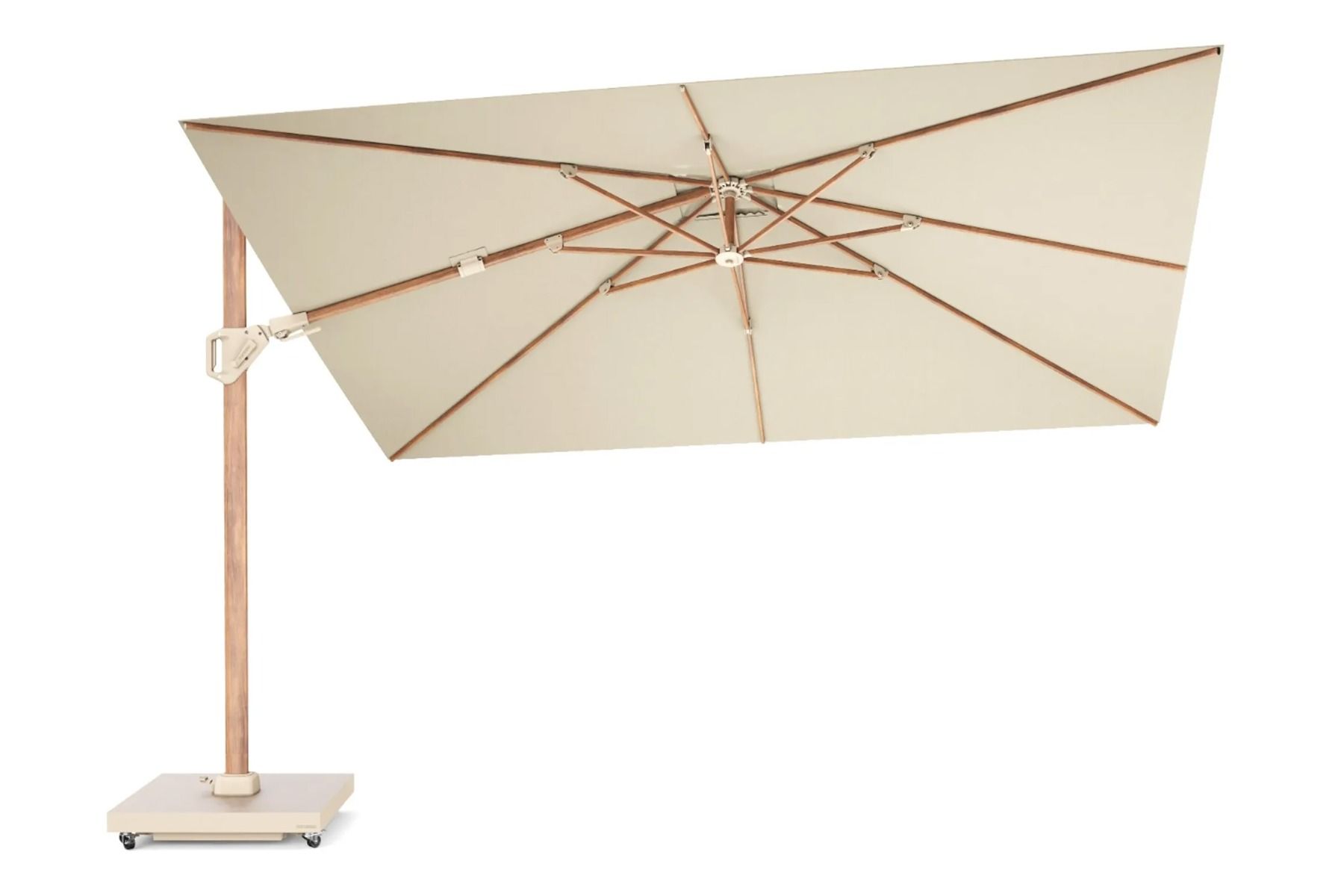 Platinum Challenger zweefparasol 2.6x3.5m T2 premium (excl.voet) thumbnail