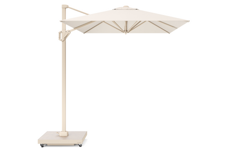 Platinum Voyager zweefparasol 2.5x2.5m T1 (excl. voet) Ivoor