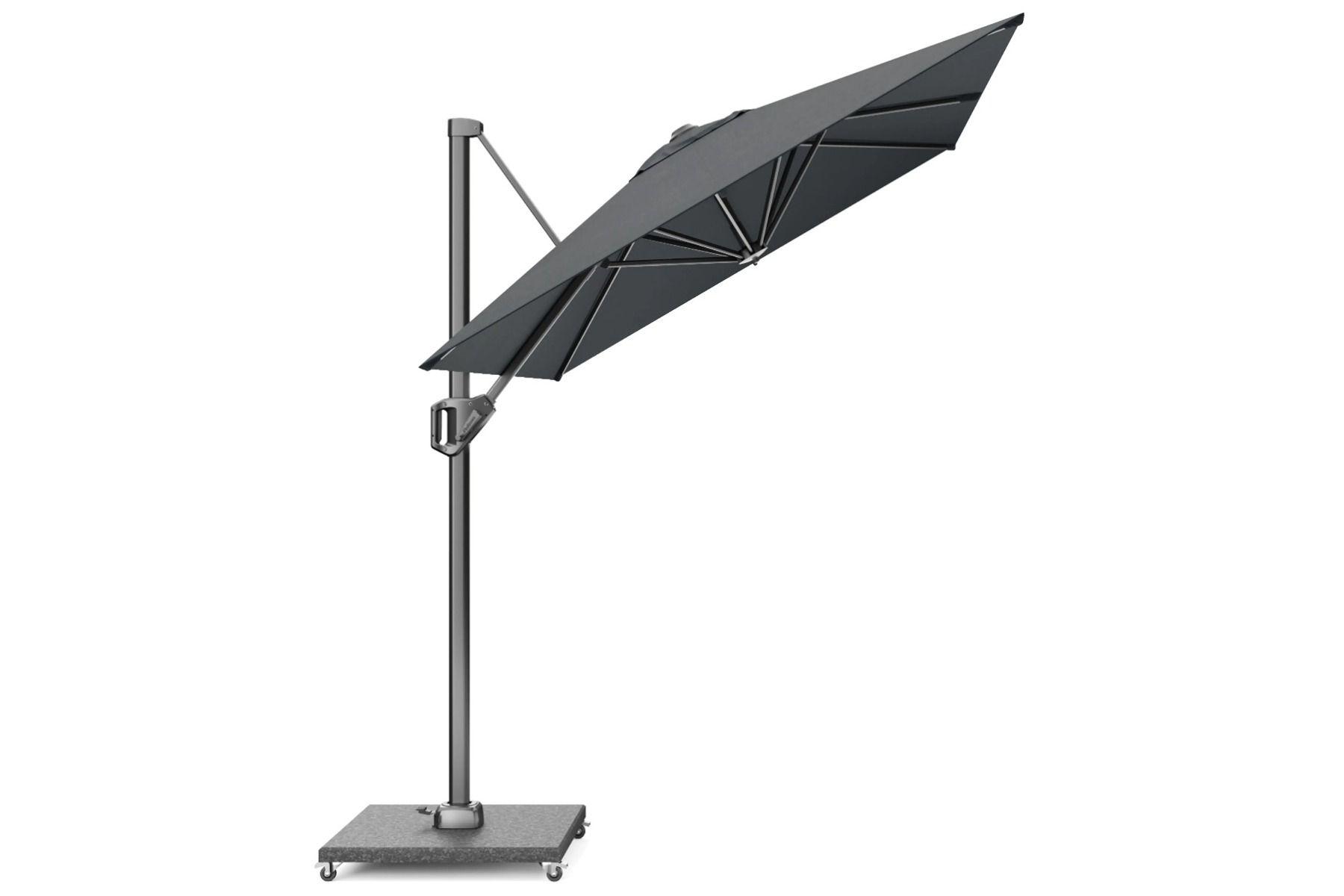 Platinum Voyager zweefparasol 3x2m T1 (incl. voet + hoes) antracite