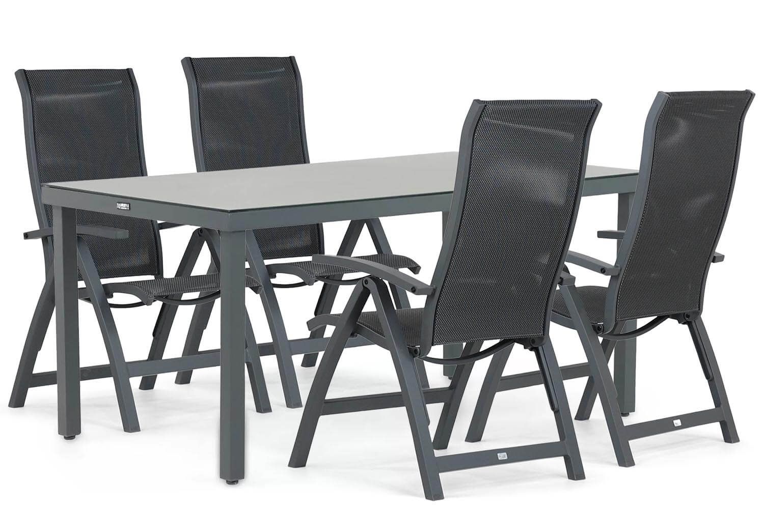 Presto Lucardo/Porto 160 cm dining tuinset 5-delig thumbnail