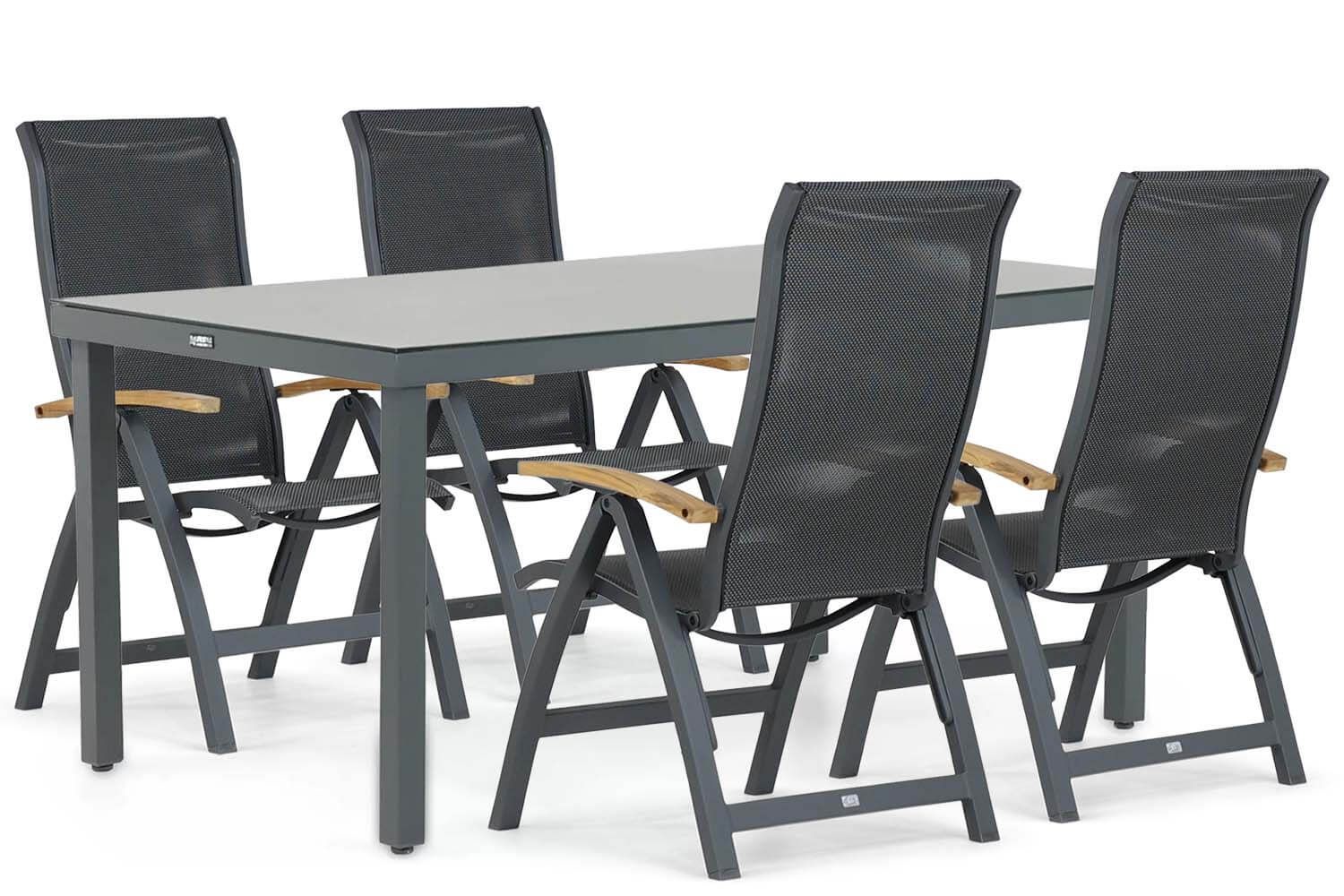 Presto Tarenta/Porto 160 cm dining tuinset 5-delig thumbnail