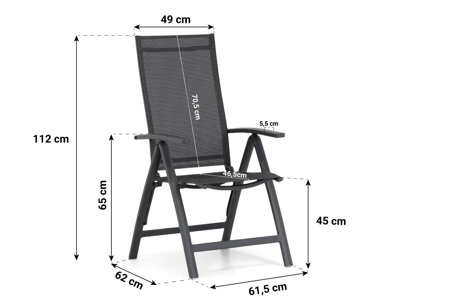 Presto Donato/Pallazo 180 cm dining tuinset 5-delig